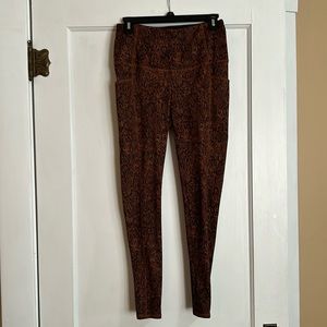 Chico’s Zenergy brown animal print leggings.  0(4)